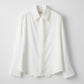 Double collar dress shirt (White)