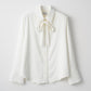 Double collar dress shirt (White)