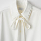 Double collar dress shirt (White)