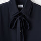 Double collar dress shirt (Navy)