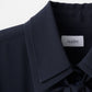 Double collar dress shirt (Navy)