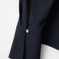 Double collar dress shirt (Navy)