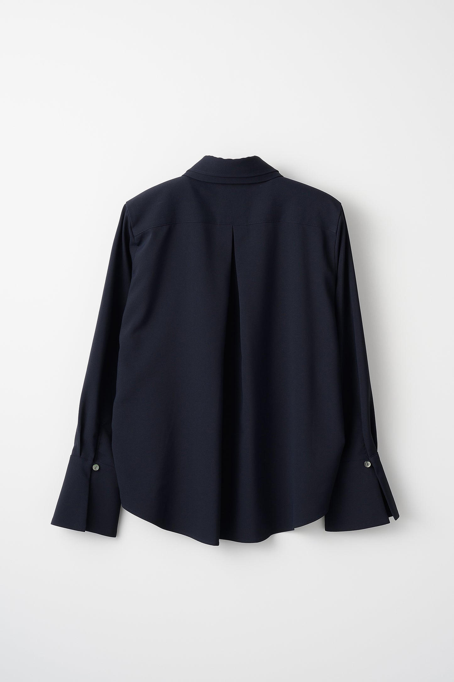 Double collar dress shirt (Navy)