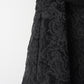 Jacquard  jumper skirt (Black flower)