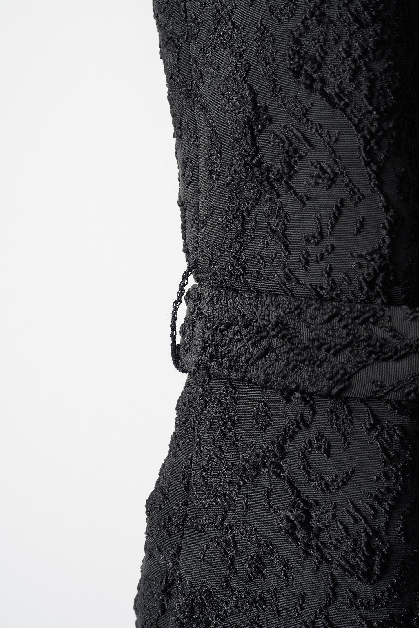 Jacquard  jumper skirt (Black flower)