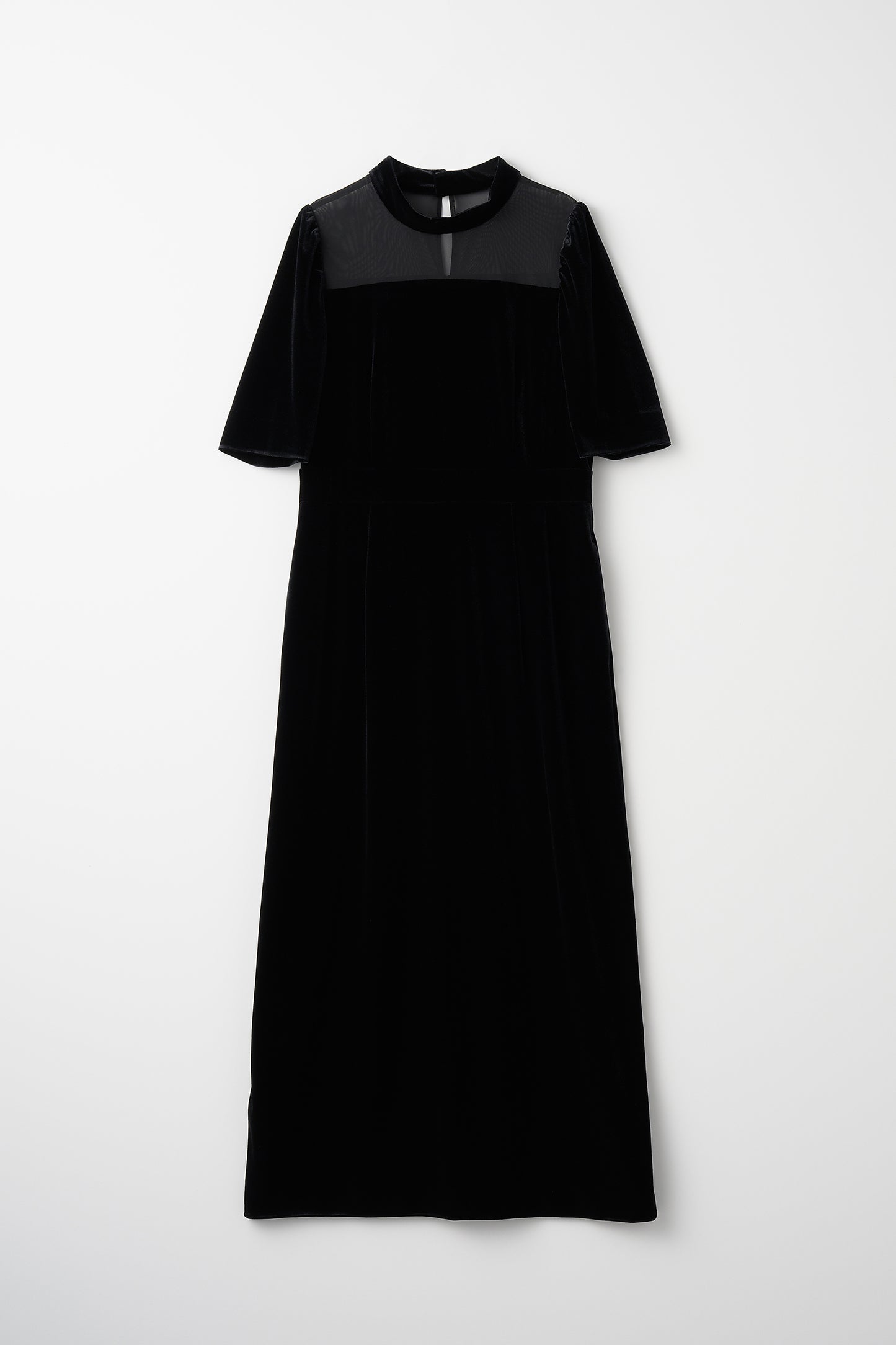 Restaurant velours dress (Black)