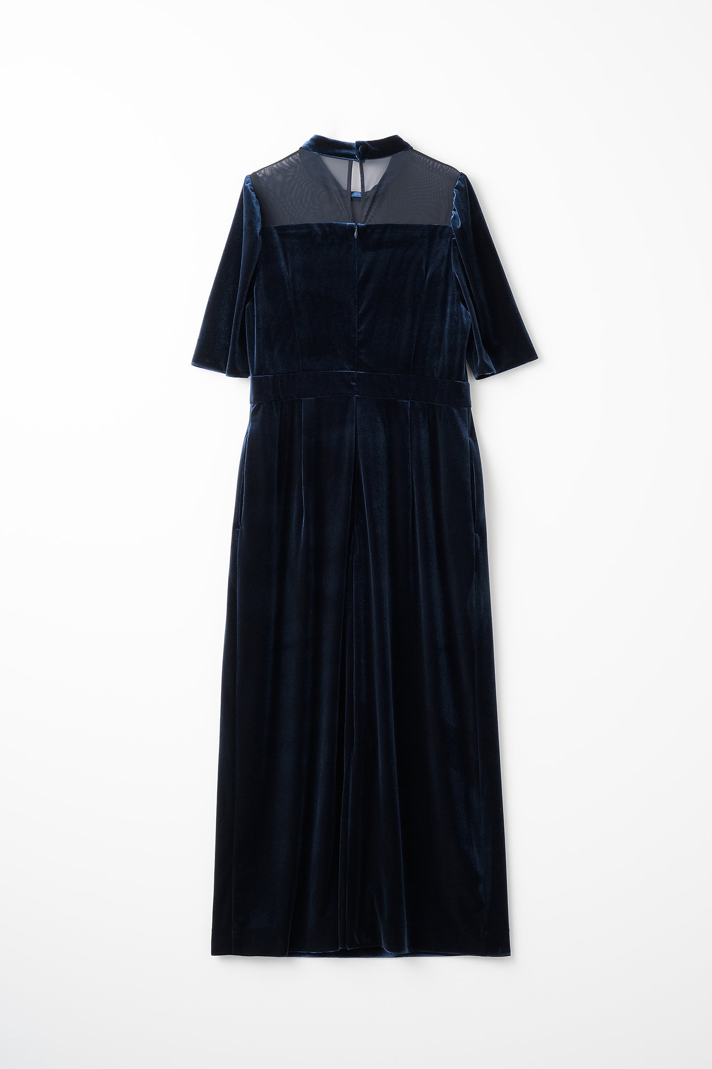 Restaurant velours dress (Navy)