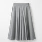 Gentle pleated skirt (Light gray)