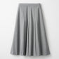 Gentle pleated skirt (Light gray)