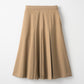 Gentle pleated skirt (Camel)