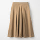 Gentle pleated skirt (Camel)