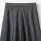 Gentle pleated skirt (Dark gray)