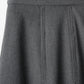 Gentle pleated skirt (Dark gray)