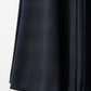 Gentle pleated skirt (Black watch)