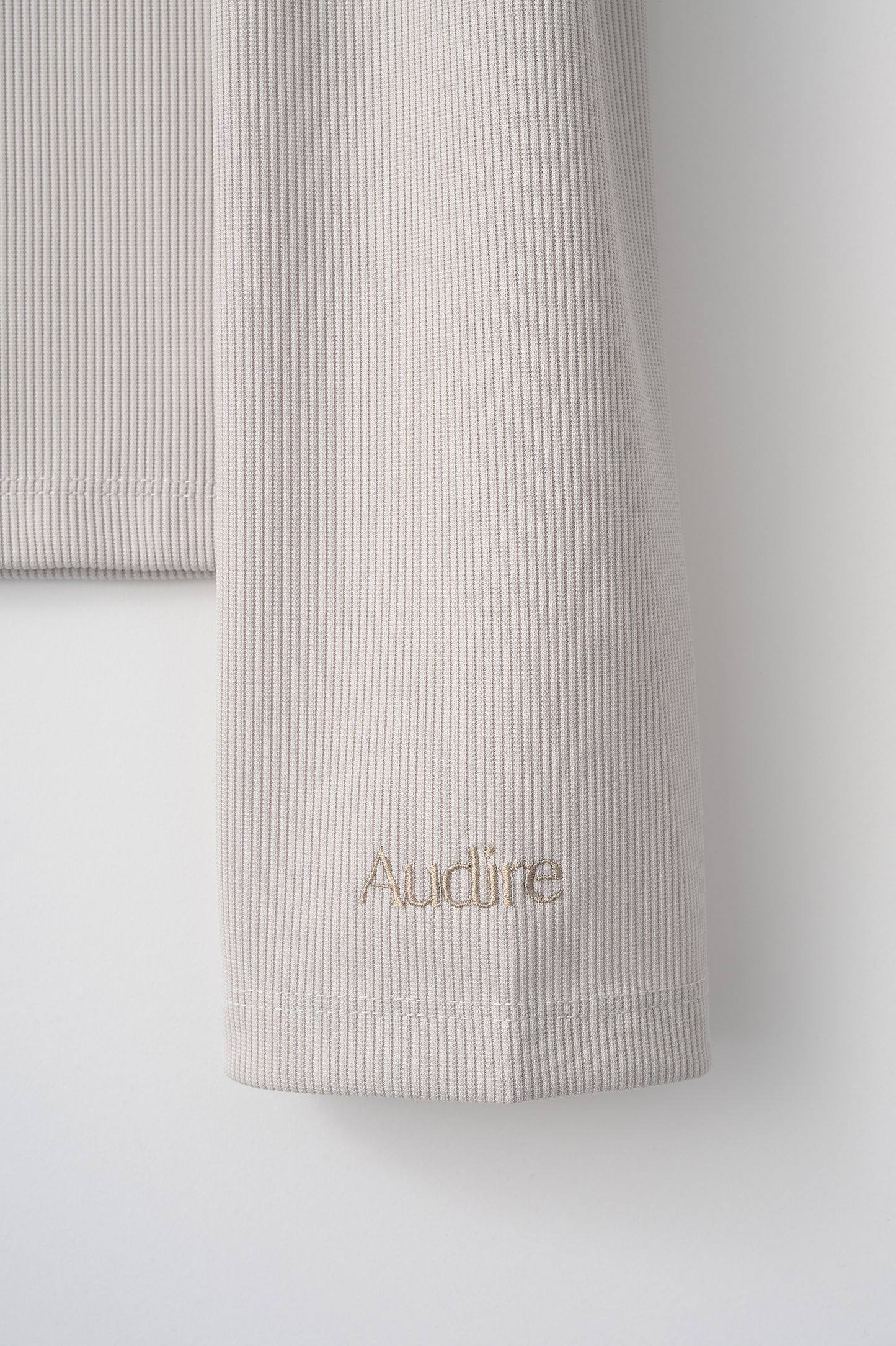 Audire glaze rib tops (Gray beige)