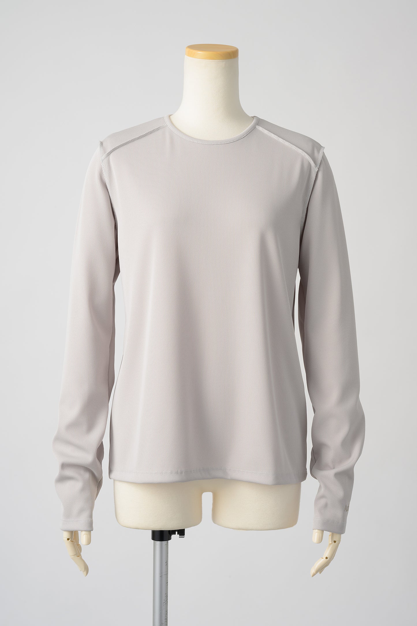 Audire glaze rib tops (Gray beige)