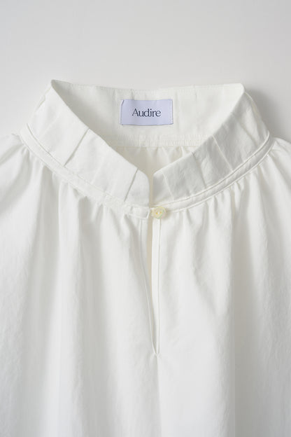 Origami no-sleeve tops (White)