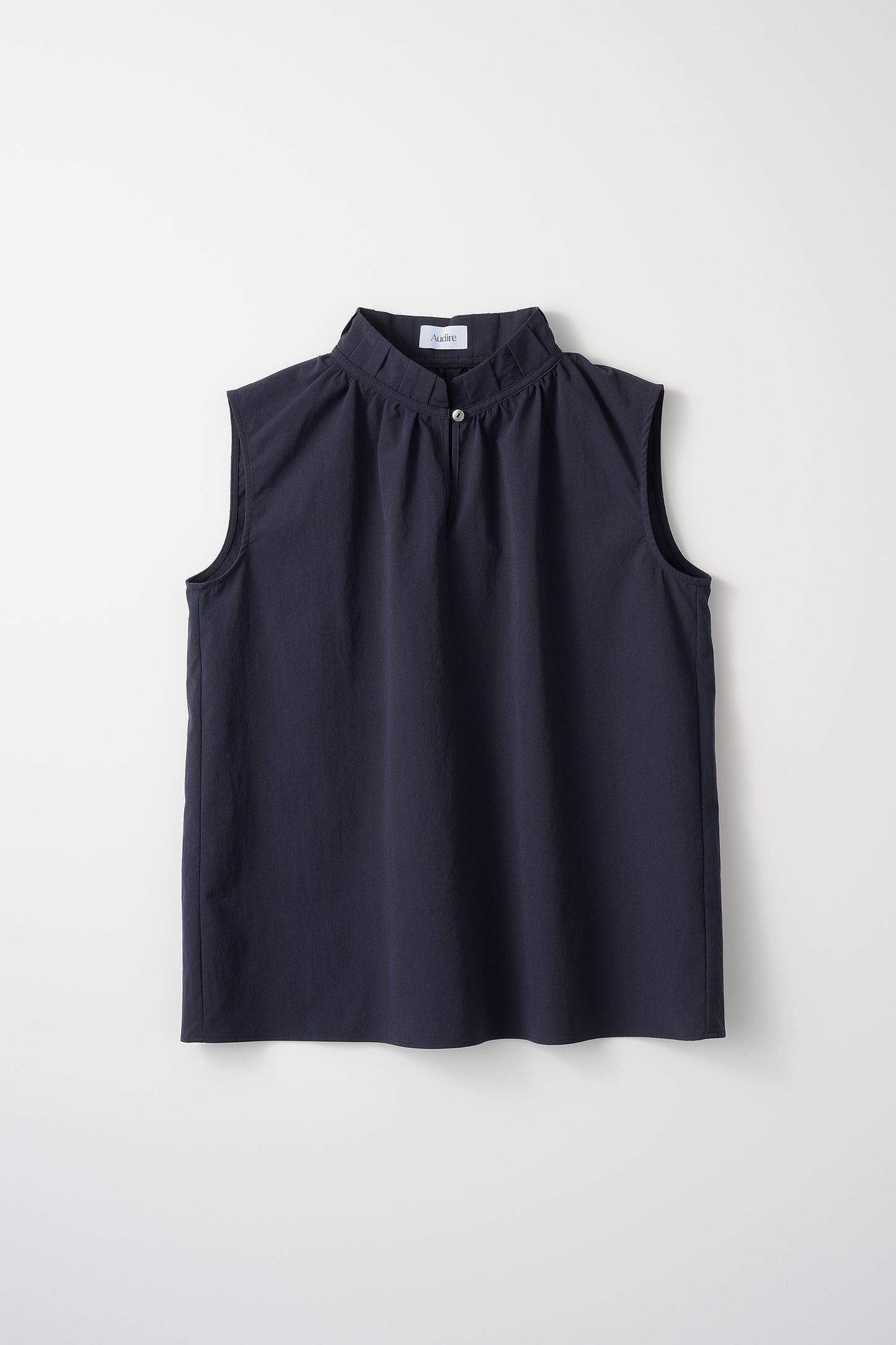 Origami no-sleeve tops (Navy)