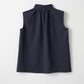 Origami no-sleeve tops (Navy)