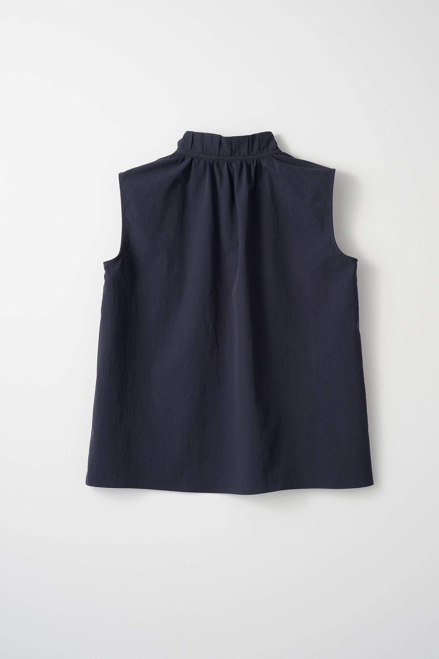 Origami no-sleeve tops (Navy)