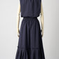 Origami tiered skirt (Navy)