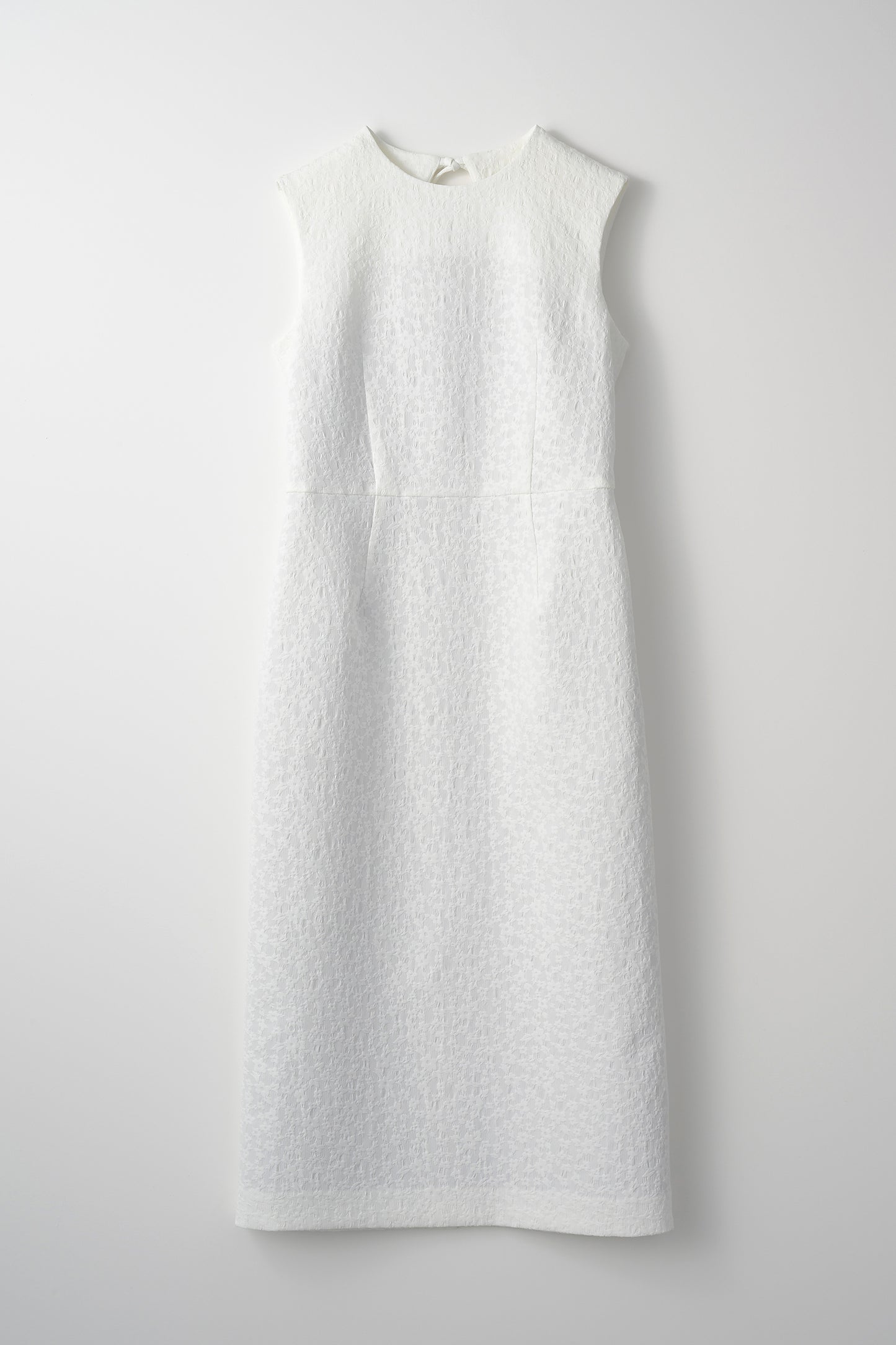 Everywhere jacquard dress (White/Flower)