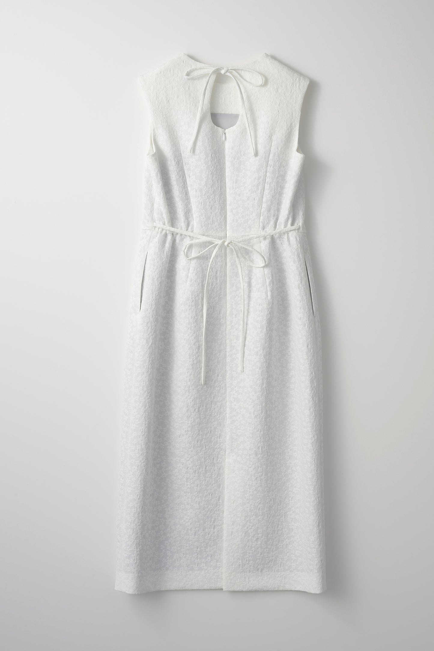 Everywhere jacquard dress (White/Flower)