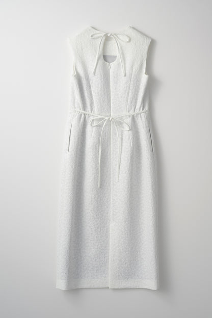 Everywhere jacquard dress (White/Flower)