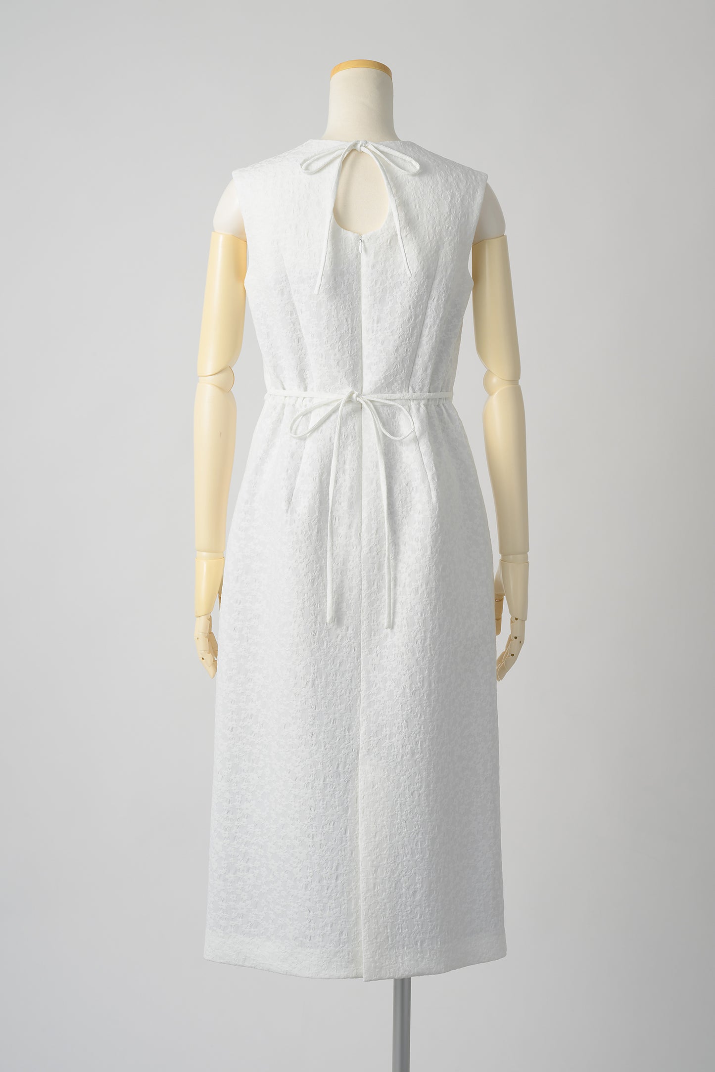 Everywhere jacquard dress (White/Flower)