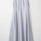 Tears cut-work dress (Blue gray)