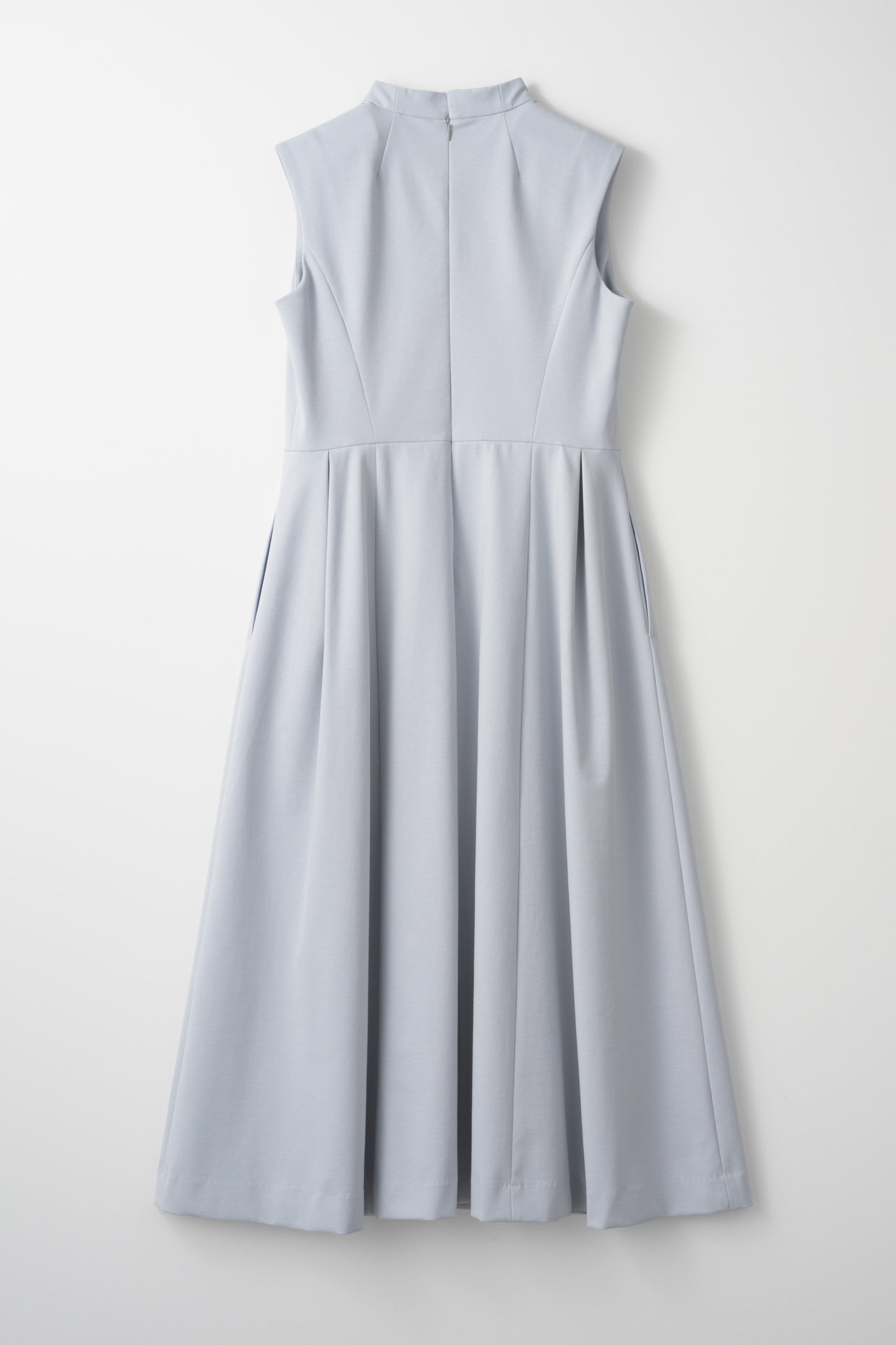 Tears cut-work dress (Blue gray)