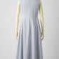 Tears cut-work dress (Blue gray)