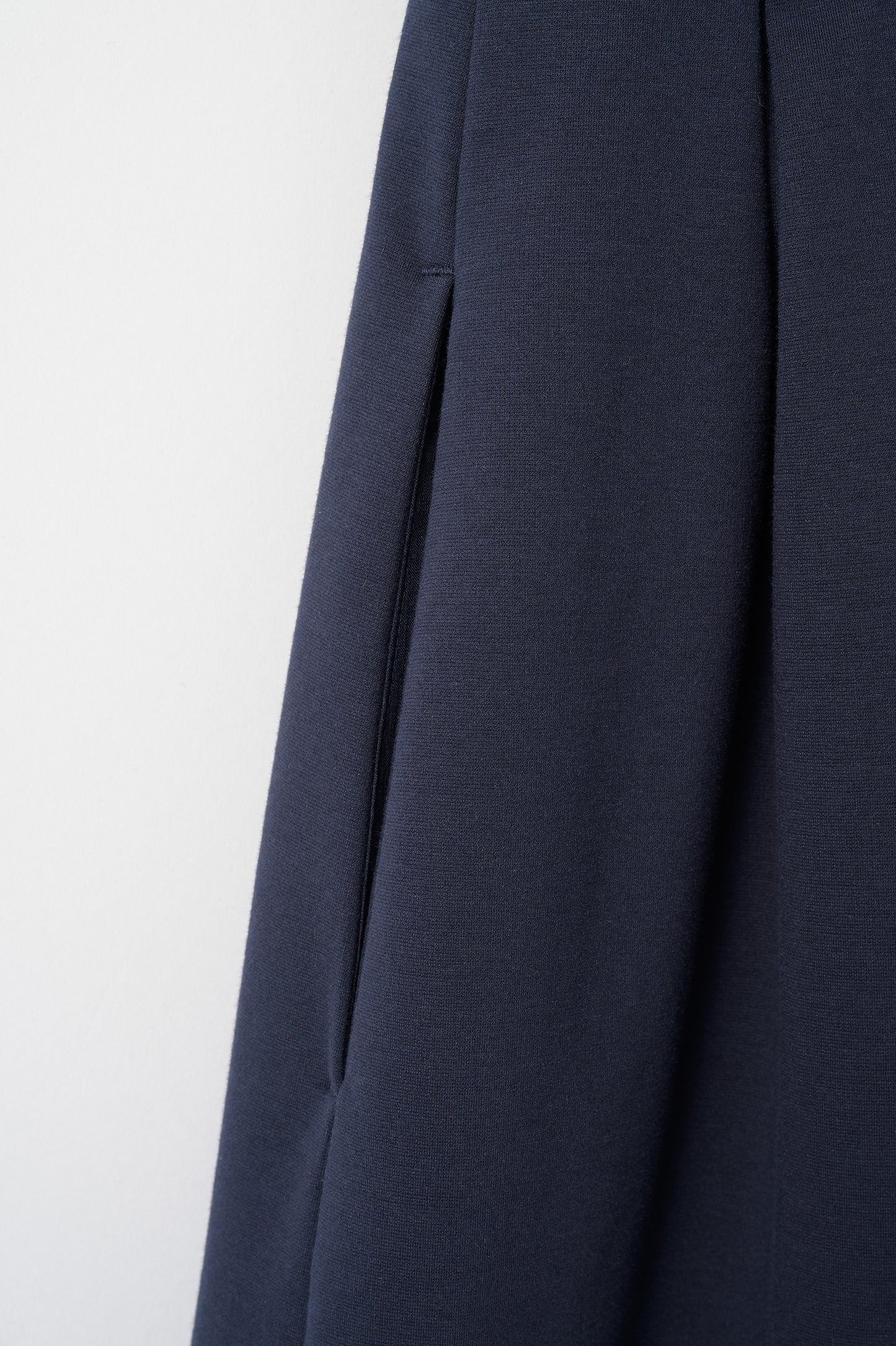 Tears cut-work dress (Navy)