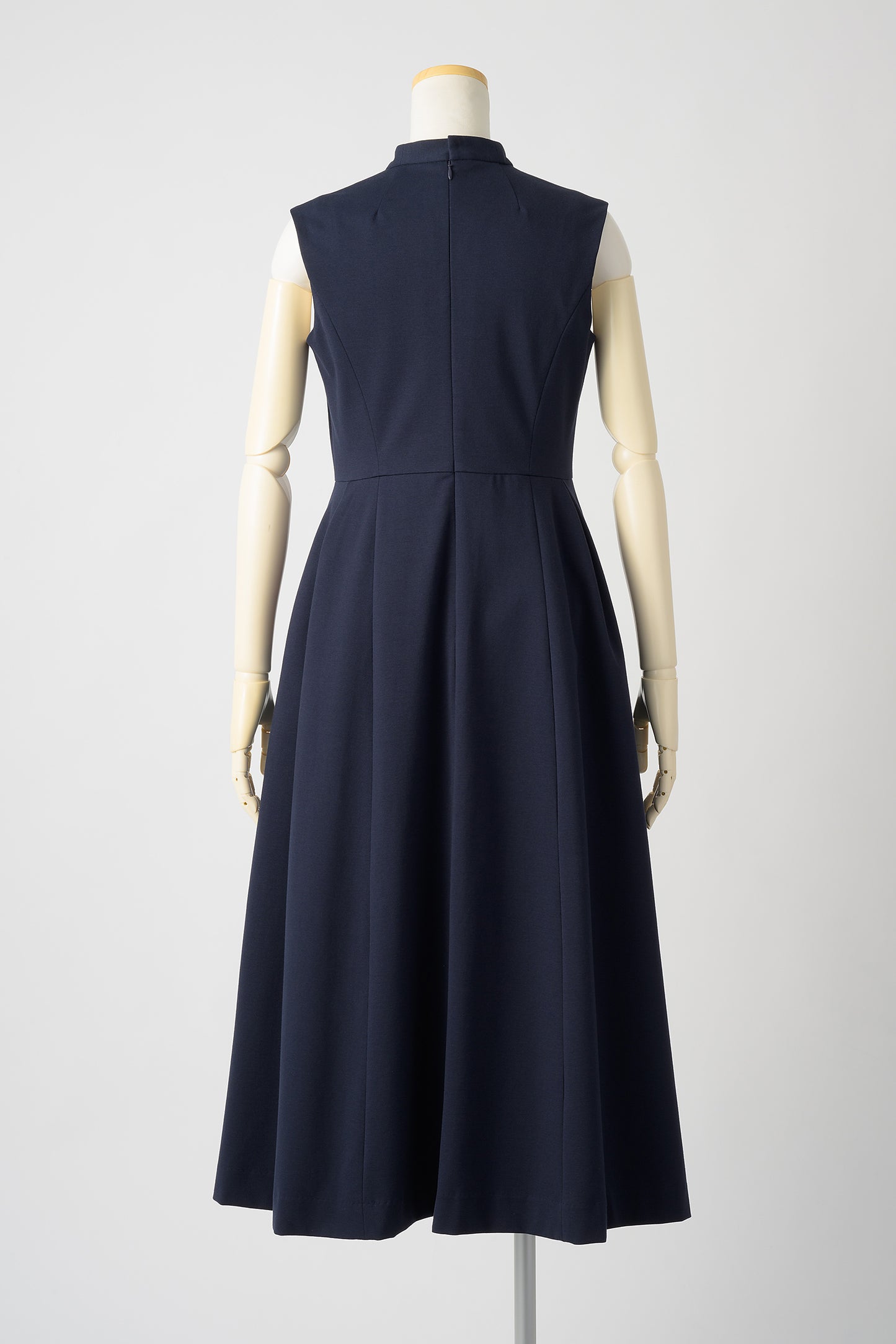 Tears cut-work dress (Navy)