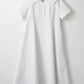 Comfort sailor-collar dress (White)