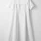 Comfort sailor-collar dress (White)