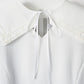 Comfort sailor-collar dress (White)