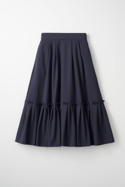 Origami tiered skirt (Navy)