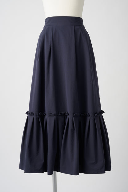 Origami tiered skirt (Navy)