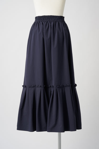 Origami tiered skirt (Navy)