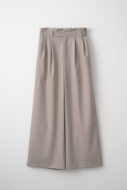 Smart tuck pants(Beige)