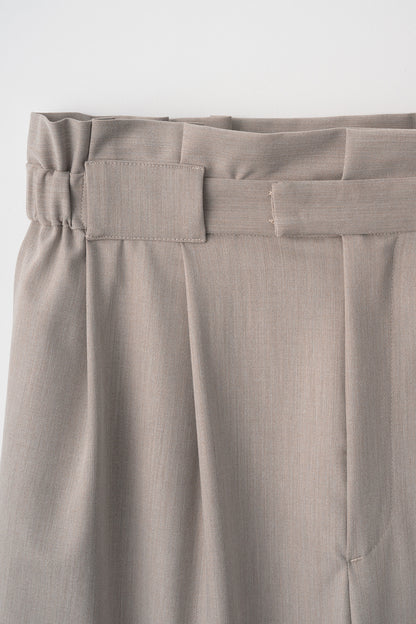 Smart tuck pants(Beige)