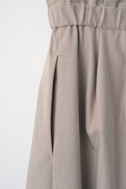 Smart tuck pants(Beige)