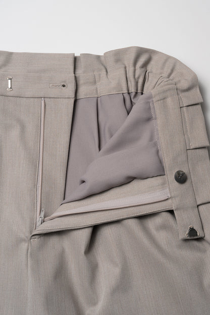 Smart tuck pants(Beige)
