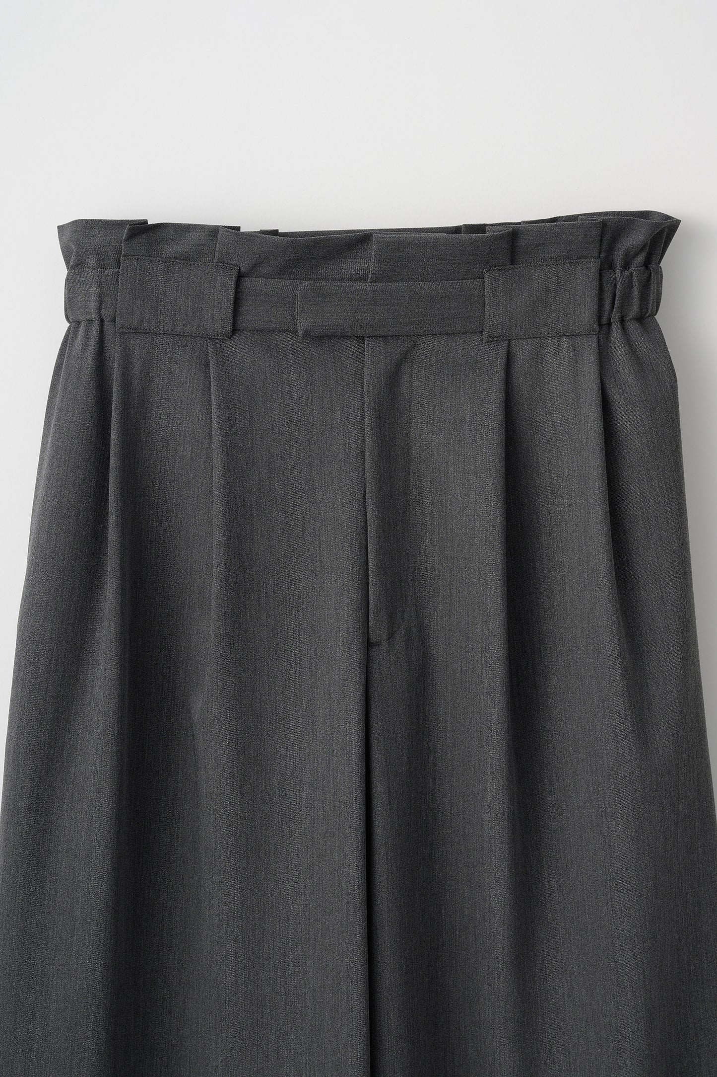 Smart tuck pants(Gray)