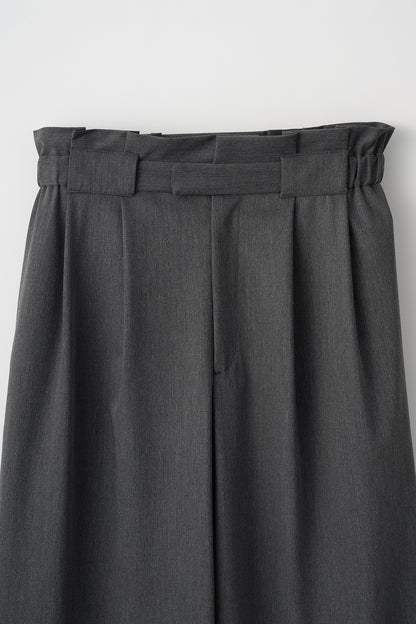 Smart tuck pants(Gray)