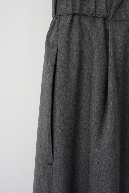 Smart tuck pants(Gray)