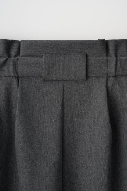 Smart tuck pants(Gray)