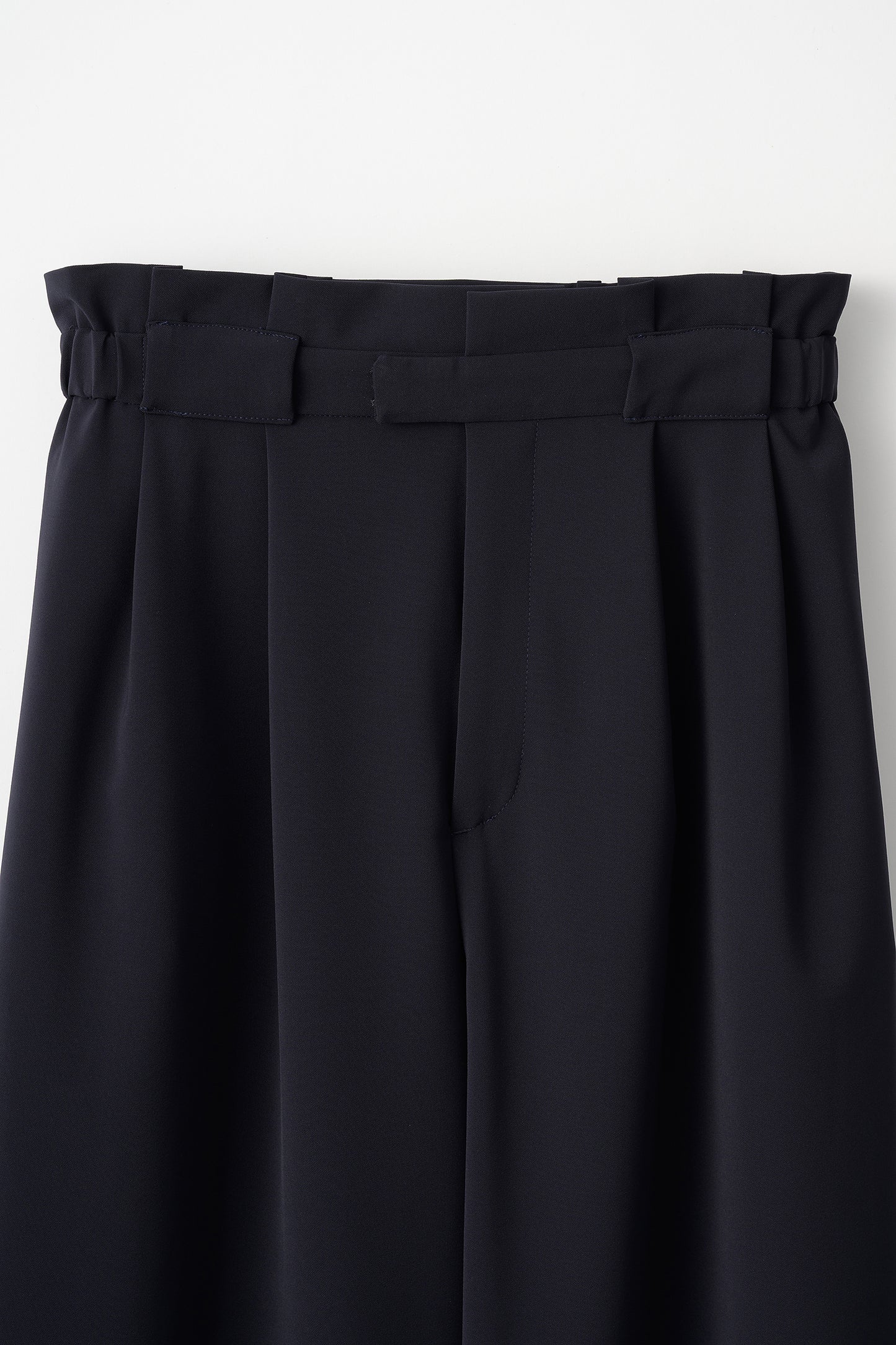 Smart tuck pants(Navy)