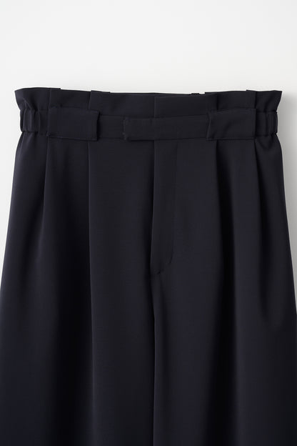 Smart tuck pants(Navy)